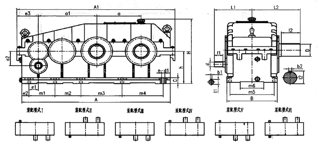 SK(XK)開煉機專用減速器